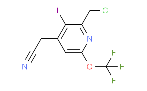 AM225641 | 1804364-15-5 | 2-(Chloromethyl)-3-iodo-6-(trifluoromethoxy)pyridine-4-acetonitrile