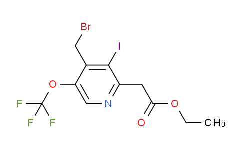 AM225646 | 1804856-96-9 | Ethyl 4-(bromomethyl)-3-iodo-5-(trifluoromethoxy)pyridine-2-acetate