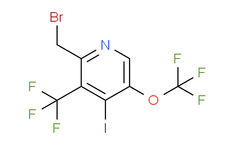 2-(Bromomethyl)-4-iodo-5-(trifluoromethoxy)-3-(trifluoromethyl)pyridine