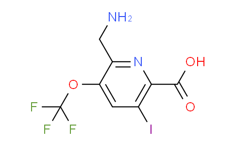 AM225680 | 1804649-22-6 | 2-(Aminomethyl)-5-iodo-3-(trifluoromethoxy)pyridine-6-carboxylic acid