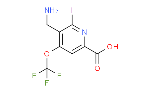 AM225682 | 1804649-49-7 | 3-(Aminomethyl)-2-iodo-4-(trifluoromethoxy)pyridine-6-carboxylic acid