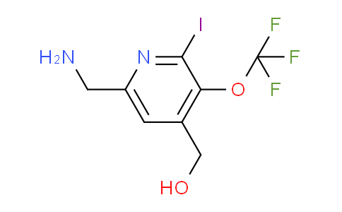 6-(Aminomethyl)-2-iodo-3-(trifluoromethoxy)pyridine-4-methanol