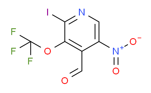 2-Iodo-5-nitro-3-(trifluoromethoxy)pyridine-4-carboxaldehyde