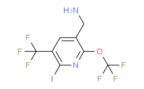 3-(Aminomethyl)-6-iodo-2-(trifluoromethoxy)-5-(trifluoromethyl)pyridine