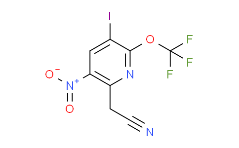 AM225706 | 1803959-97-8 | 3-Iodo-5-nitro-2-(trifluoromethoxy)pyridine-6-acetonitrile