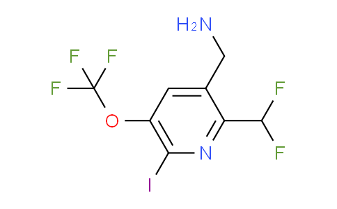 AM225711 | 1804844-91-4 | 3-(Aminomethyl)-2-(difluoromethyl)-6-iodo-5-(trifluoromethoxy)pyridine