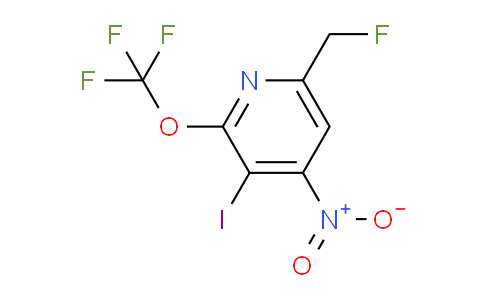 6-(Fluoromethyl)-3-iodo-4-nitro-2-(trifluoromethoxy)pyridine