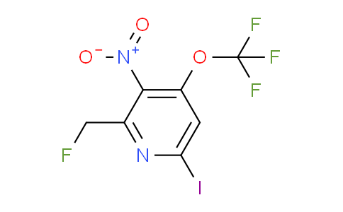 2-(Fluoromethyl)-6-iodo-3-nitro-4-(trifluoromethoxy)pyridine