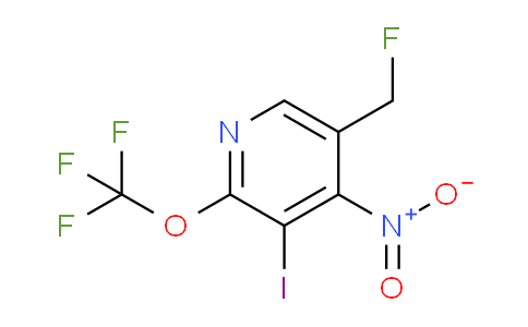 5-(Fluoromethyl)-3-iodo-4-nitro-2-(trifluoromethoxy)pyridine