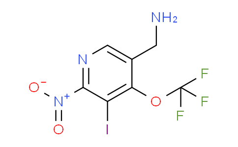 5-(Aminomethyl)-3-iodo-2-nitro-4-(trifluoromethoxy)pyridine