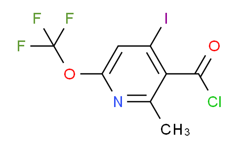 4-Iodo-2-methyl-6-(trifluoromethoxy)pyridine-3-carbonyl chloride