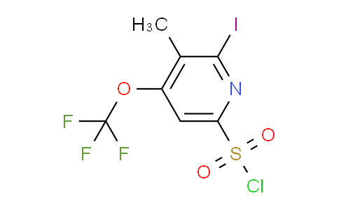 AM225736 | 1806190-57-7 | 2-Iodo-3-methyl-4-(trifluoromethoxy)pyridine-6-sulfonyl chloride