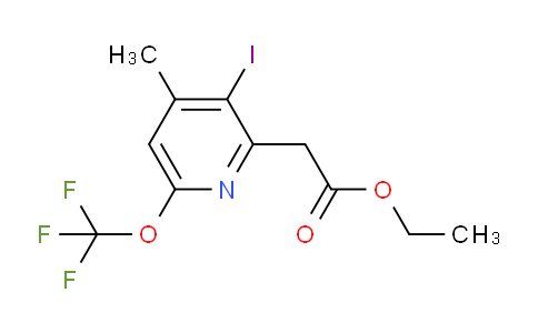 AM225740 | 1806166-01-7 | Ethyl 3-iodo-4-methyl-6-(trifluoromethoxy)pyridine-2-acetate