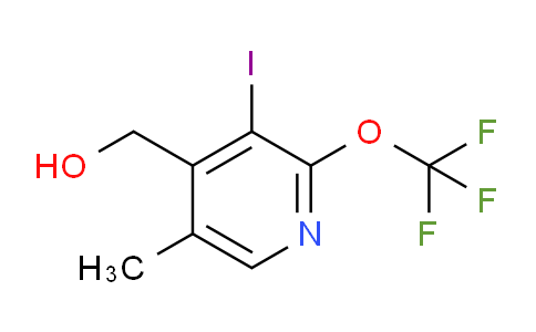 3-Iodo-5-methyl-2-(trifluoromethoxy)pyridine-4-methanol