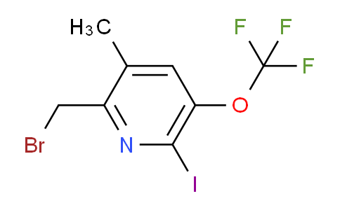 2-(Bromomethyl)-6-iodo-3-methyl-5-(trifluoromethoxy)pyridine