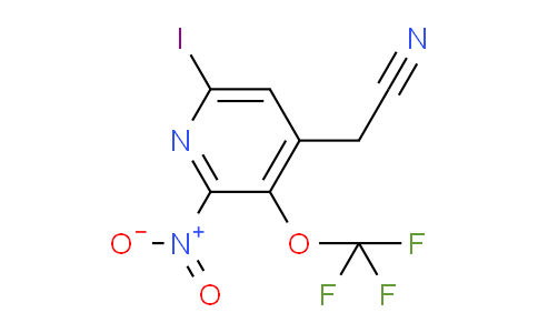 6-Iodo-2-nitro-3-(trifluoromethoxy)pyridine-4-acetonitrile