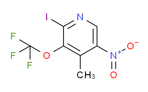2-Iodo-4-methyl-5-nitro-3-(trifluoromethoxy)pyridine