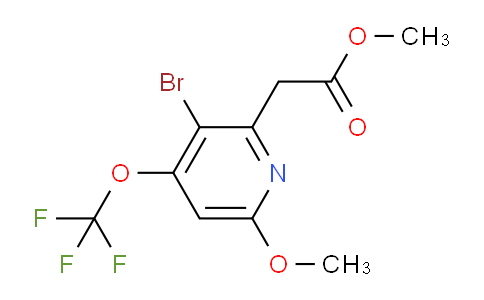 AM22582 | 1804637-84-0 | Methyl 3-bromo-6-methoxy-4-(trifluoromethoxy)pyridine-2-acetate