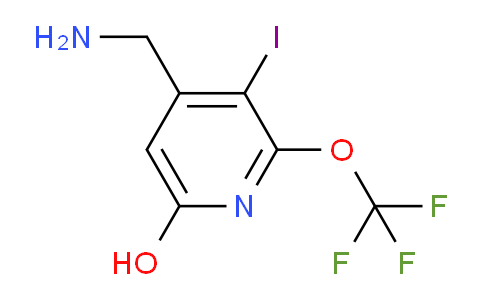 4-(Aminomethyl)-6-hydroxy-3-iodo-2-(trifluoromethoxy)pyridine