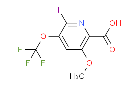 AM225843 | 1804436-62-1 | 2-Iodo-5-methoxy-3-(trifluoromethoxy)pyridine-6-carboxylic acid