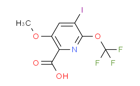 AM225846 | 1804350-46-6 | 3-Iodo-5-methoxy-2-(trifluoromethoxy)pyridine-6-carboxylic acid