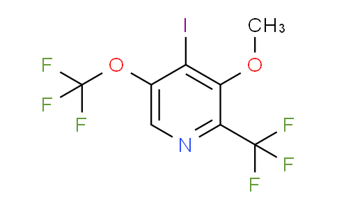 4-Iodo-3-methoxy-5-(trifluoromethoxy)-2-(trifluoromethyl)pyridine