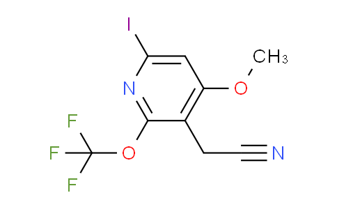 6-Iodo-4-methoxy-2-(trifluoromethoxy)pyridine-3-acetonitrile