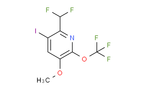 2-(Difluoromethyl)-3-iodo-5-methoxy-6-(trifluoromethoxy)pyridine