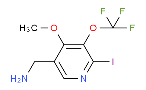 5-(Aminomethyl)-2-iodo-4-methoxy-3-(trifluoromethoxy)pyridine