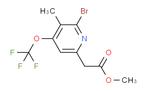 AM22588 | 1806147-11-4 | Methyl 2-bromo-3-methyl-4-(trifluoromethoxy)pyridine-6-acetate