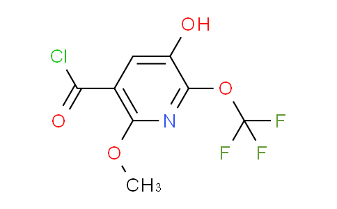 AM225889 | 1804436-64-3 | 3-Hydroxy-6-methoxy-2-(trifluoromethoxy)pyridine-5-carbonyl chloride
