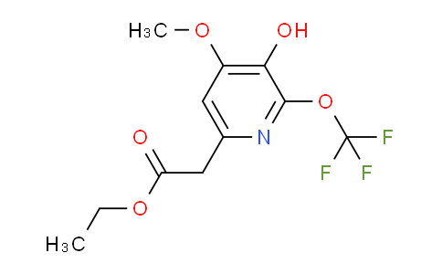 Ethyl 3-hydroxy-4-methoxy-2-(trifluoromethoxy)pyridine-6-acetate