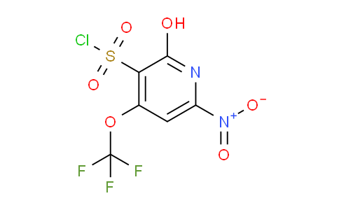 2-Hydroxy-6-nitro-4-(trifluoromethoxy)pyridine-3-sulfonyl chloride