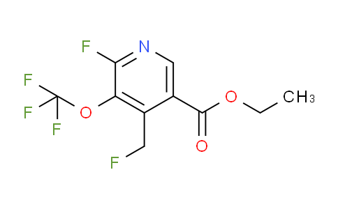 Ethyl 2-fluoro-4-(fluoromethyl)-3-(trifluoromethoxy)pyridine-5-carboxylate