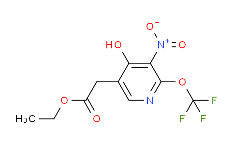 Ethyl 4-hydroxy-3-nitro-2-(trifluoromethoxy)pyridine-5-acetate