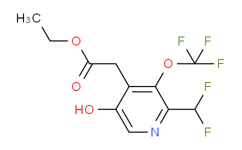 AM225915 | 1803963-23-6 | Ethyl 2-(difluoromethyl)-5-hydroxy-3-(trifluoromethoxy)pyridine-4-acetate