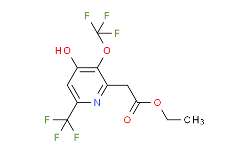 AM225939 | 1804361-36-1 | Ethyl 4-hydroxy-3-(trifluoromethoxy)-6-(trifluoromethyl)pyridine-2-acetate