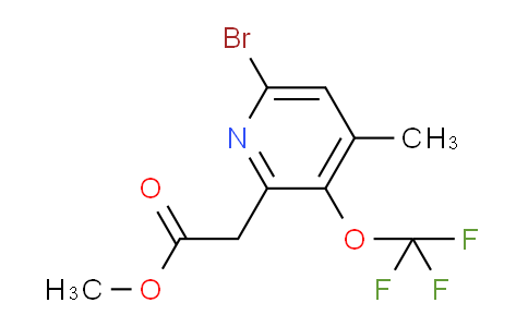 AM22595 | 1806147-21-6 | Methyl 6-bromo-4-methyl-3-(trifluoromethoxy)pyridine-2-acetate