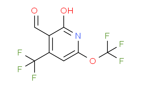 2-Hydroxy-6-(trifluoromethoxy)-4-(trifluoromethyl)pyridine-3-carboxaldehyde