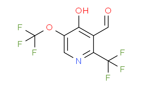 4-Hydroxy-5-(trifluoromethoxy)-2-(trifluoromethyl)pyridine-3-carboxaldehyde