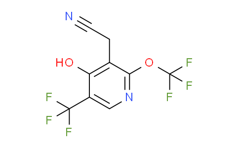 4-Hydroxy-2-(trifluoromethoxy)-5-(trifluoromethyl)pyridine-3-acetonitrile
