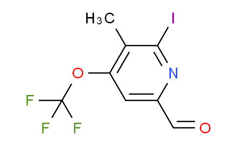 2-Iodo-3-methyl-4-(trifluoromethoxy)pyridine-6-carboxaldehyde