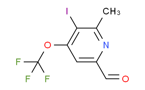 AM225964 | 1804835-59-3 | 3-Iodo-2-methyl-4-(trifluoromethoxy)pyridine-6-carboxaldehyde
