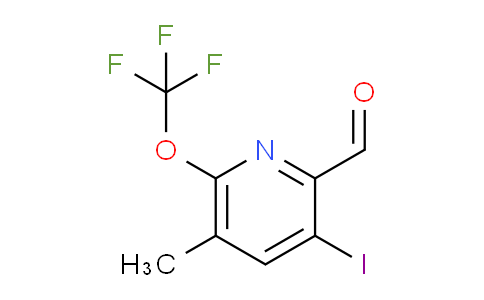 AM225966 | 1804435-25-3 | 3-Iodo-5-methyl-6-(trifluoromethoxy)pyridine-2-carboxaldehyde