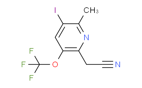 AM225979 | 1804794-07-7 | 3-Iodo-2-methyl-5-(trifluoromethoxy)pyridine-6-acetonitrile