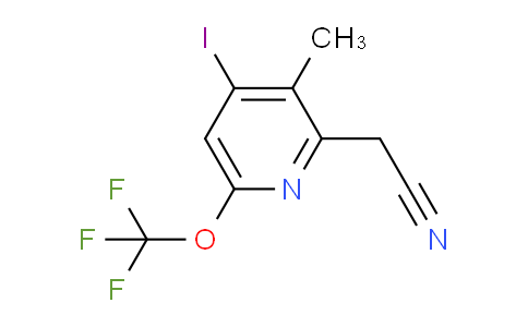 AM225980 | 1804434-87-4 | 4-Iodo-3-methyl-6-(trifluoromethoxy)pyridine-2-acetonitrile