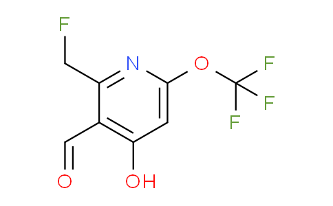2-(Fluoromethyl)-4-hydroxy-6-(trifluoromethoxy)pyridine-3-carboxaldehyde