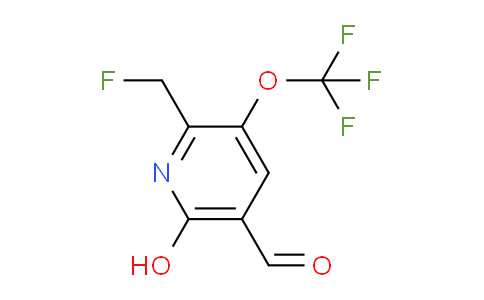 2-(Fluoromethyl)-6-hydroxy-3-(trifluoromethoxy)pyridine-5-carboxaldehyde