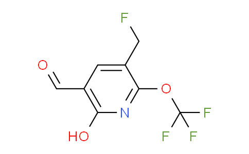 3-(Fluoromethyl)-6-hydroxy-2-(trifluoromethoxy)pyridine-5-carboxaldehyde