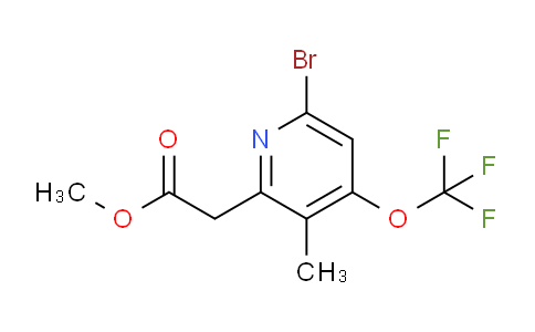 Methyl 6-bromo-3-methyl-4-(trifluoromethoxy)pyridine-2-acetate